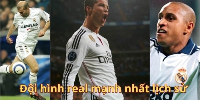 Cr7 luôn là tâm là cái tên có trong đội hình Real mạnh nhất lịch sử